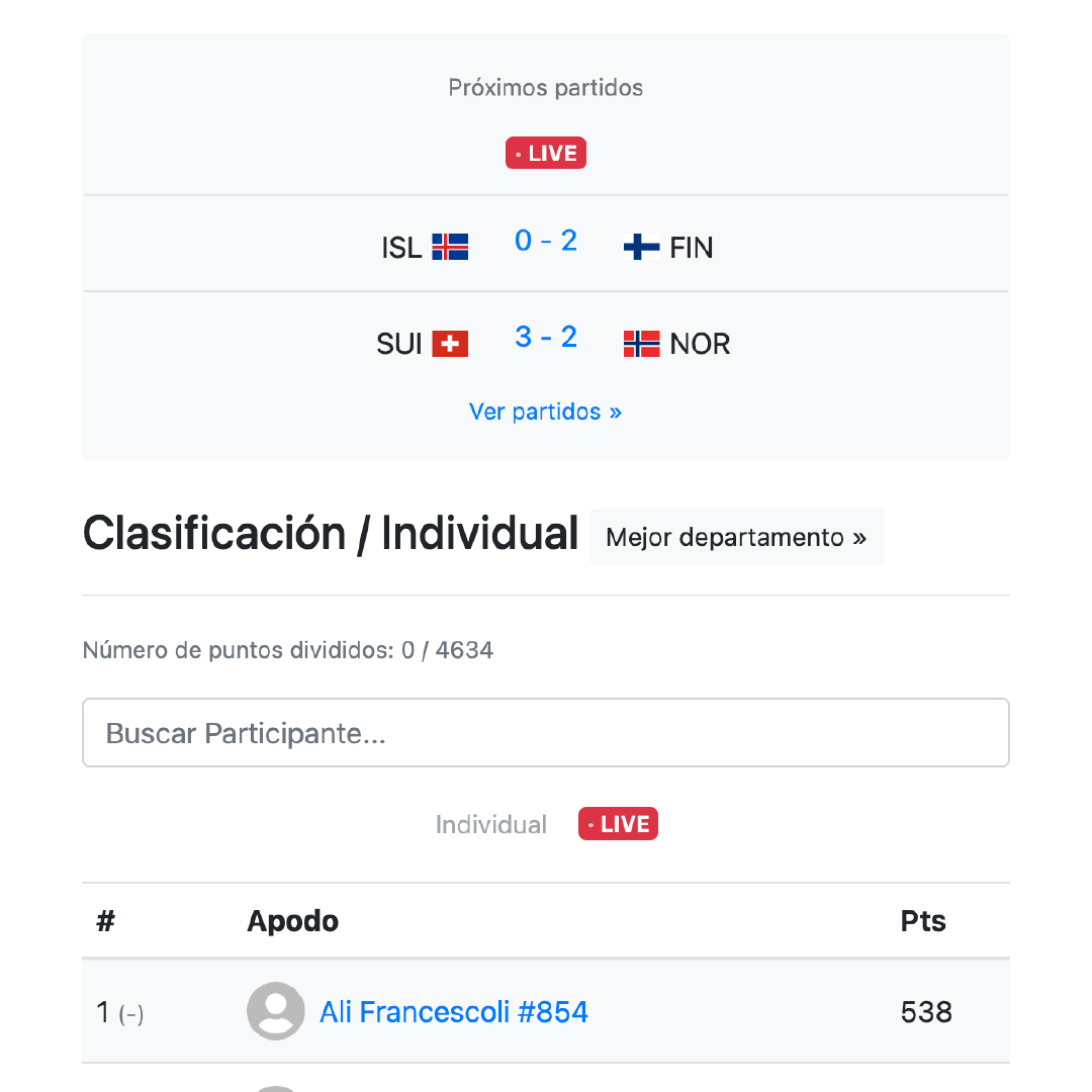Actualizaciones en vivo - Copa Mundial 2026
