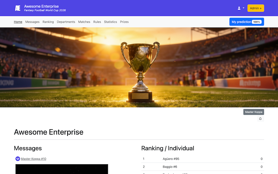 Inicio y resumen de pronósticos